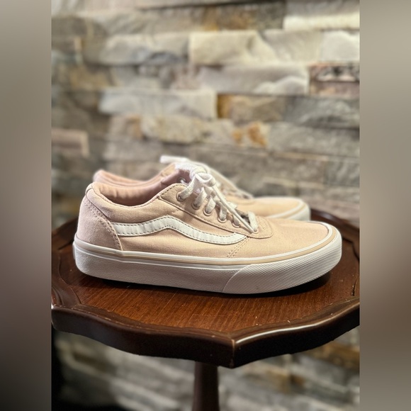 VANS Missy Old Skool Skateboard Blush Pink Canvas Shoes Girls Size 2.5 #Vans - Picture 4 of 8